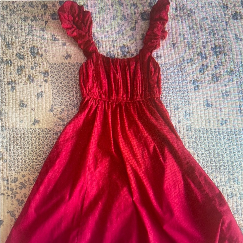 Charming Red Kids Dress